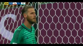 DAVID DE GEA HORRIBLE MISTAKE SPAIN VS PORTUGAL WORLD CUP 2018