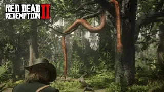 Una serpiente gigante en Red Dead Redemption 2 - Easter Eggs en español- Jeshua Games