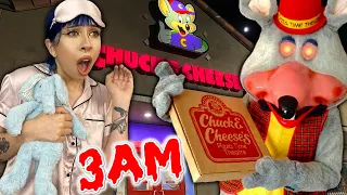 We Slept OVERNIGHT at a HAUNTED Chuck E Cheese! (5 KIDS WENT MISSING!?)