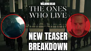 RICK AS A CRM SOLDIER! THE WALKING DEAD THE ONES WHO LIVE TEASER BREAKDOWN, THEORIES AND SPECULATION