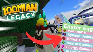 Where to find NEW Egg Salesman (With free boost tokens + New Saddle) | Loomian Legacy Easter event