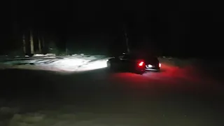 Volvo xc70 in snow