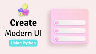 Modern GUI Design With Tkinter - Python Tkinter GUI Tutorial