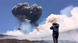 Most SCARY Volcano Eruptions Caught On Camera