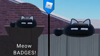 HOW TO GET "Meow" BADGES! Eat Drywall (ROBLOX)