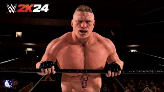 WWE 2K24 - Brock Lesnar gameplay | (2K Showcase Mode Bonus Match)