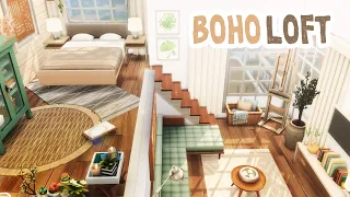 Boho Loft || The Sims 4 Apartment Renovation: Speed Build