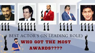 All Filmfare Best Actor Awards Winner With Awards Tally | 1954 To 2022 | Who Got The Most Awards???