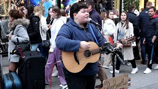 Crowd stops for Roe Byrnes Brilliant performance of "The Ballad Of John And Yoko" (The Beatles)