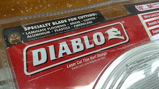 Diablo Blade Cutting Aluminum on a Wood-cutting Miter Saw