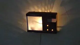 leinen-kupfer-lichtkasten mit distel