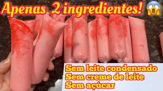 GELADINHO SUPER CREMOSO COM APENAS 2 INGREDIENTES! Top de vendas !