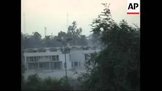 Aftermath Green Zone mortar attack