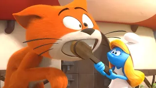 Artık bir Şirin Kedisin! 🐱 • Şirinler 3D • Çocuklar için Çizgi Filmler