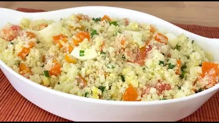 PODE COMER A VONTADE, NÃO ENGORDA E NÃO ALTERA A GLICEMIA! SUBSTITUA O ARROZ POR ESSA DELÍCIA!😋