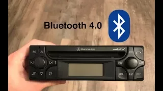 Mercedes Benz Audio 10 CD - Bluetooth Integration (inelegant)