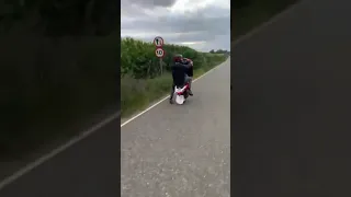 SYM JET 4 50cc wheelie