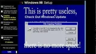 Upgrading MS-DOS 6.00 with doublespace to Windows 98