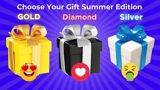 Choose your gift 🎁💝🤮| SUMMER EDITION 3 gift box challenge #giftboxchallenge #chooseyourgift