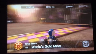 Mario Kart 8 - Wario's Gold Mine Backwards (3 laps)