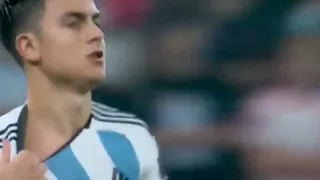 Paulo Dybala played for a very short time. Argentina Vs Croatia