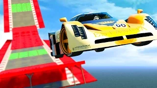 GTA 5 DLC CRAZY HARD STUNT RACES - GOING FOR FIRST PLACE! (GTA 5 DLC)