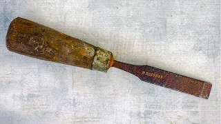 Restoration Old Rusty Rare Chisel