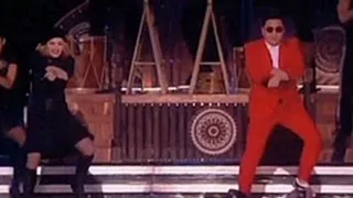 Madonna goes 'Gangnam Style' with Psy