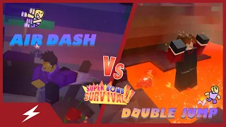 Air Dash vs Double Jump, Which one should you get? | Super Bomb Survival