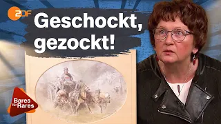 Gerockt! Schockierte Verkäuferin feilscht geschickt um russische Zeichnung | Bares für Rares