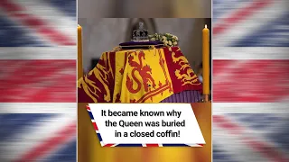 It became known why the Queen was buried in a closed coffin! 😱 #shorts