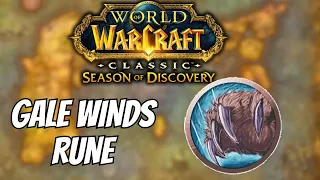 Gale Winds Rune for Druids | Phase 3 Season of Discovery