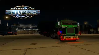 American Truck Simulator carry a big oversize load with ASP button box