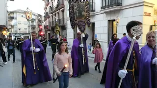 358  PROCESION DE ENTREGA DEL GALLARDETE DE JESUS 7-4-2024 EN CALLE TEJUELA