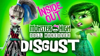 Making DISGUST Doll / Monster High Doll Repaint by Poppen Atelier / Inside Out