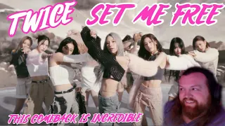 FIRST TIME REACTION || TWICE "Set Me Free" MV and Live (Art Director)