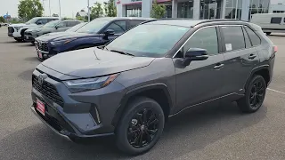 2023 Toyota RAV4 HYBRID XSE in Magnetic Grey Metallic