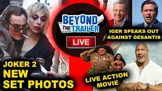 Joker 2 Filming Lady Gaga Harley Quinn, Live Action Moana Movie, Disney Shareholder Meeting 2023