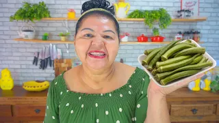 DESCOBRI UMA RECEITA DE QUIABO QUE VOCÊ NUNCA VIU!! FICA DELICIOSO!!