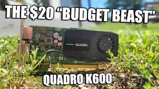Can you GAME on a QUADRO from 2013? (Yes) - Quadro k600 vs 2022 Performance