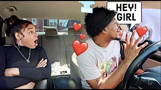 YELLING OUT THE WINDOW AT OTHER GIRLS IN FRONT OF MY GIRLFRIEND*Gets Real*