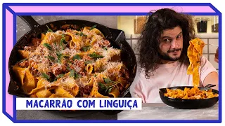 MACARRÃO COM LINGUIÇA DE 10 REAIS | Receitas Baratas | Mohamad Hindi