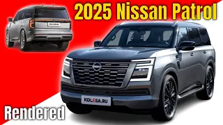 New 2025 Nissan Patrol Teased and Rendered