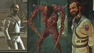 Dead Space - All Doctor Challus Mercer Scenes (Original and Remake)