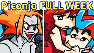 Friday Night Funkin': VS Piconjo FULL WEEK + Cutscenes (Newgrounds Characters/Creators) FNF Mod/HARD