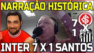 ⚠ NARRAÇÃO HISTÓRICA DO PEDRO ERNESTO NA GOLEADA HISTÓRICA DO COLORADO #INTER 7 X 1 #SANTOS