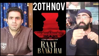 Raat Baaki Hai | Official Teaser two filmy friends A ZEE5 Original Film | Premieres 20th Nov on ZEE5