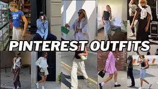 casual Pinterest inspired summer outfits 🍉 | recreating Pinterest looks for summer 2023