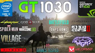 GT 1030+I3 3220 Test in 40 Games in 2023 (worth to buy ?)