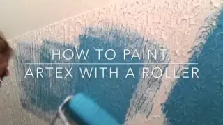 Painting/Decorating: How to Paint Artex with a Roller